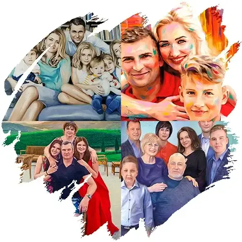 Семейный и групповые портреты