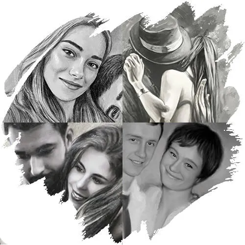 Черно-белые портреты