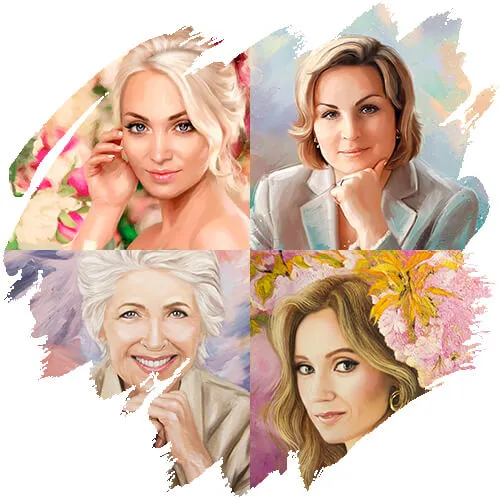 Женские портреты