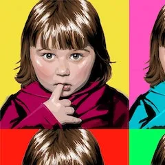 Портрет в стиле Энди Уорхола пример №2