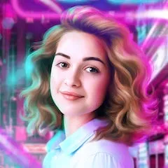 Неон портрет пример №2